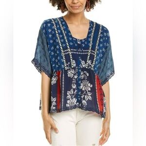 Johnny Was Ramona button down shirt